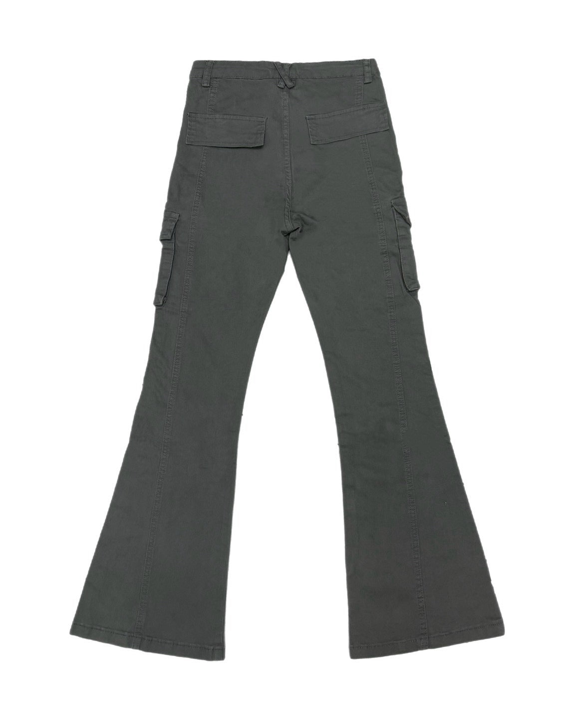 受注制【OaKS】low-rise bootcut cargo pants (2color)