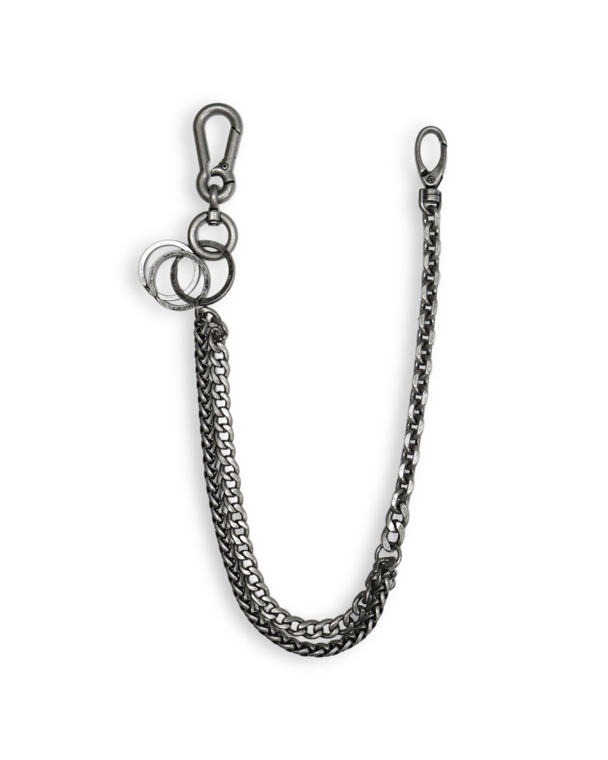 【CHIKASHITSU PLUS HIGH】Industrial link wallet chain