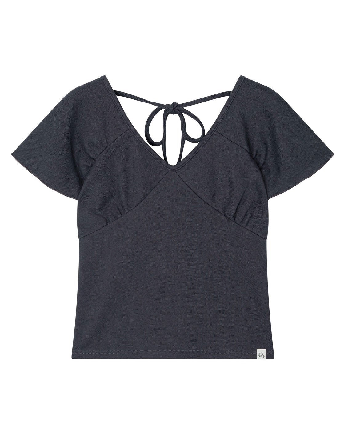 【Uglyshadow】WRAP SHIRRING TOP