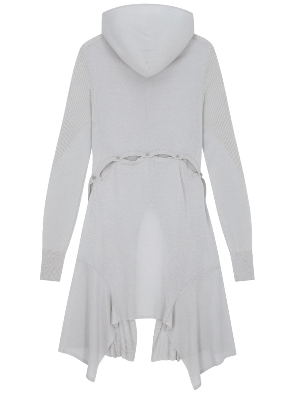 【OJOS】Detach Panel Knit Hoodie