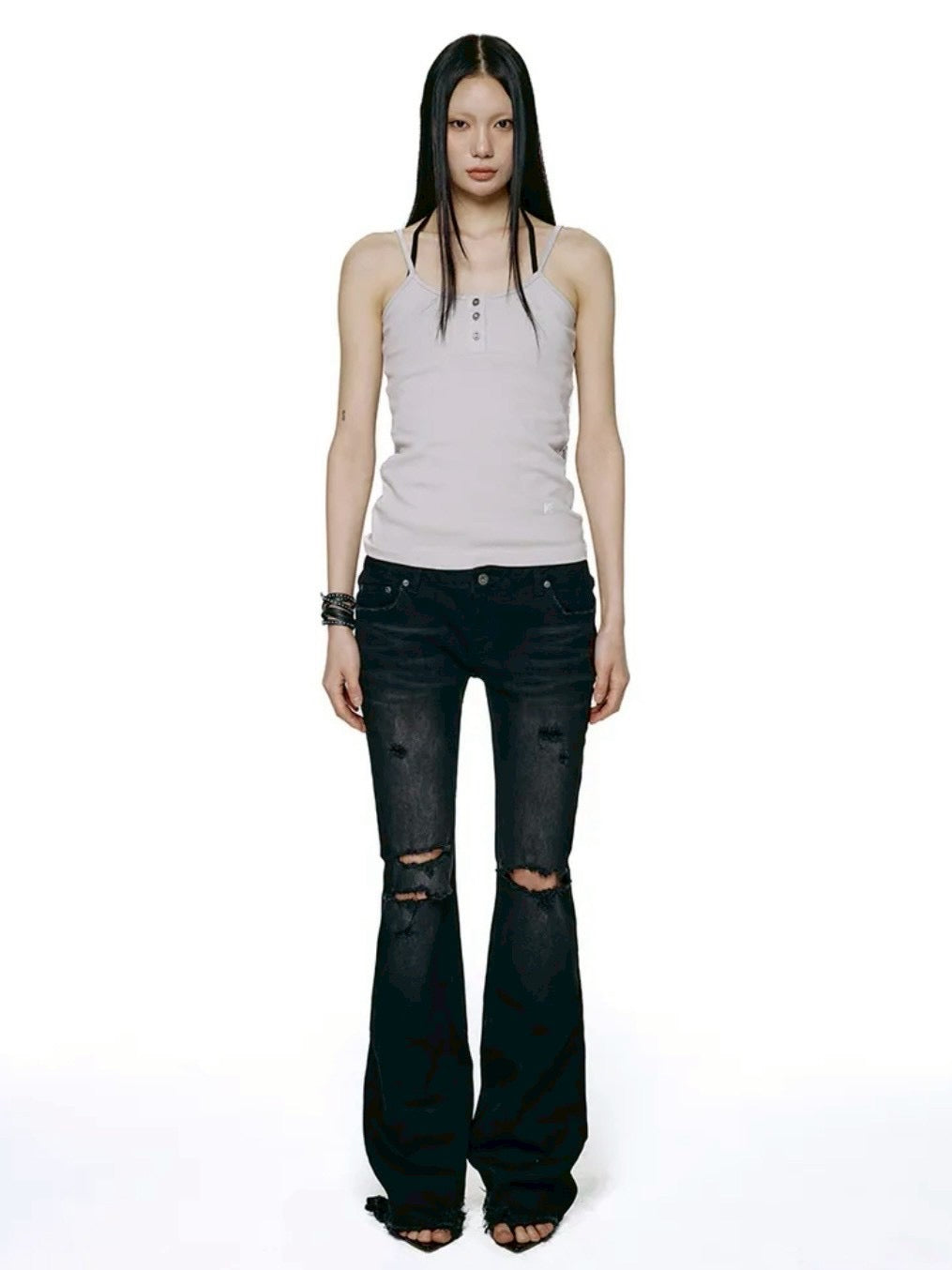 【ROCK CAKE】Layne Low Rise Bootcut Jeans