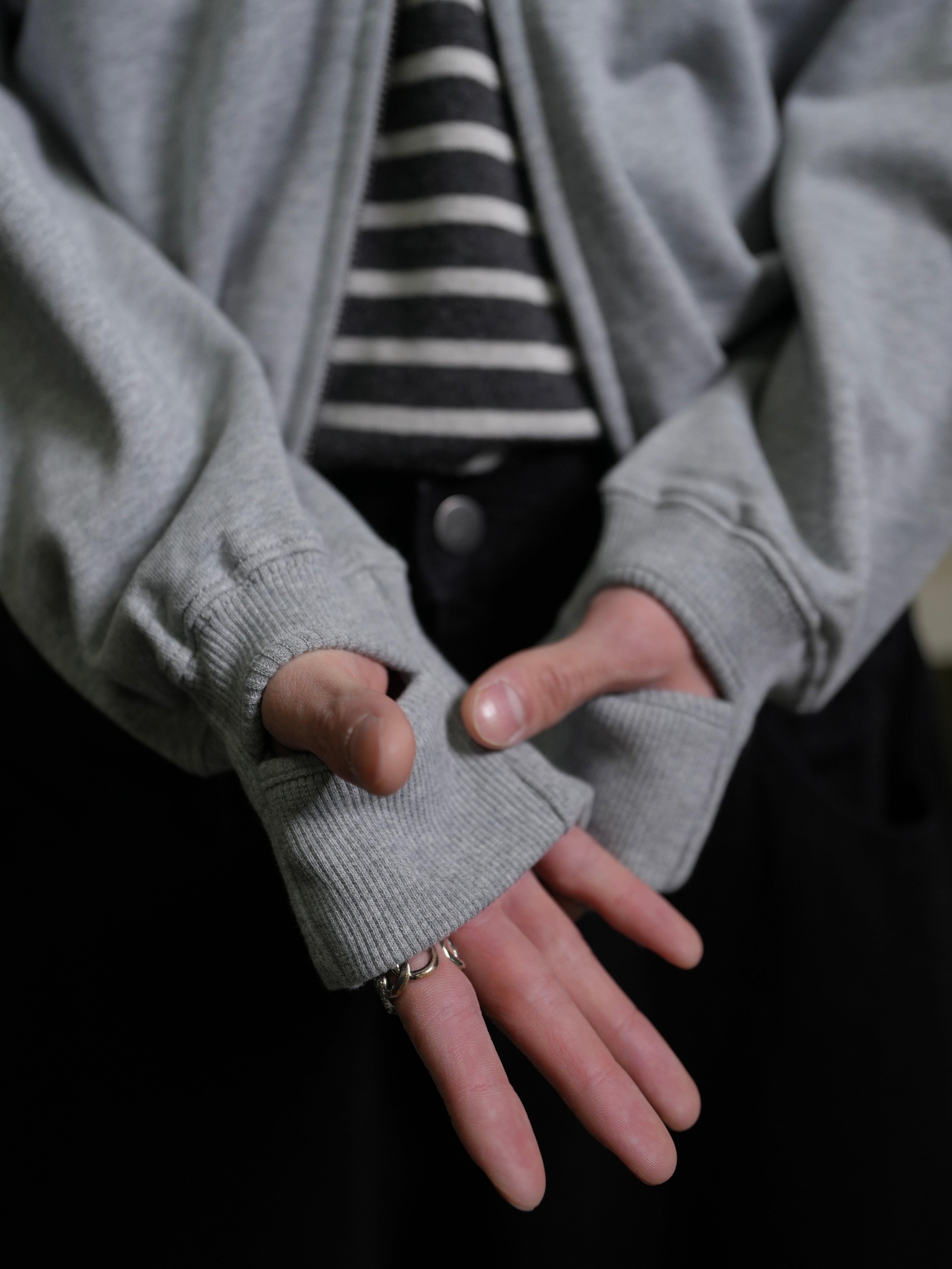 【Lee fi Ne】Multi Button Zip-Up Jacket