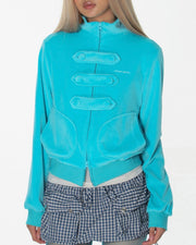 【CRANK】TOGGLE TERRY ZIP-UP