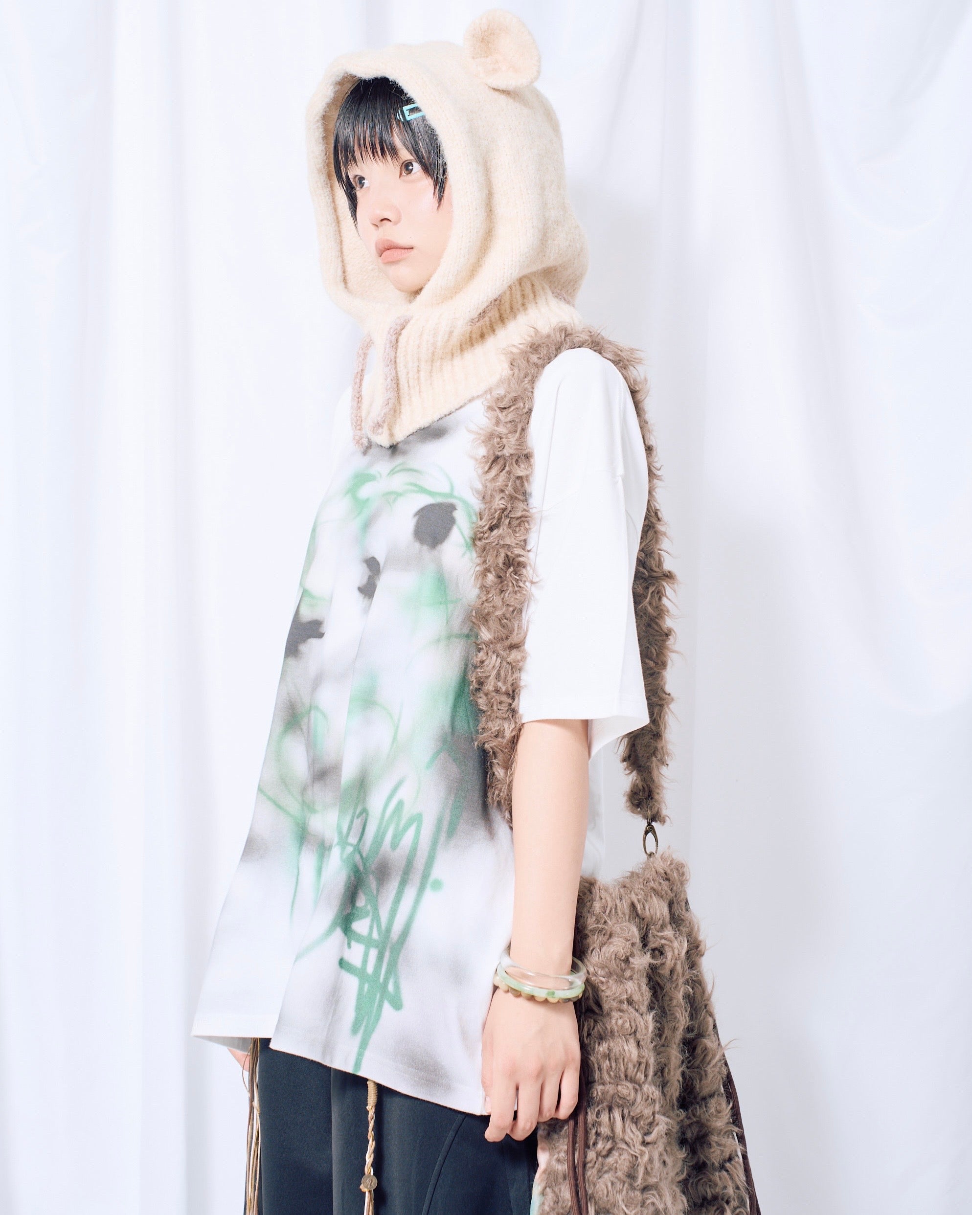 9/18 20:00 発売
国際配送【Nerd out XU】Kumasan Knit Balaclava