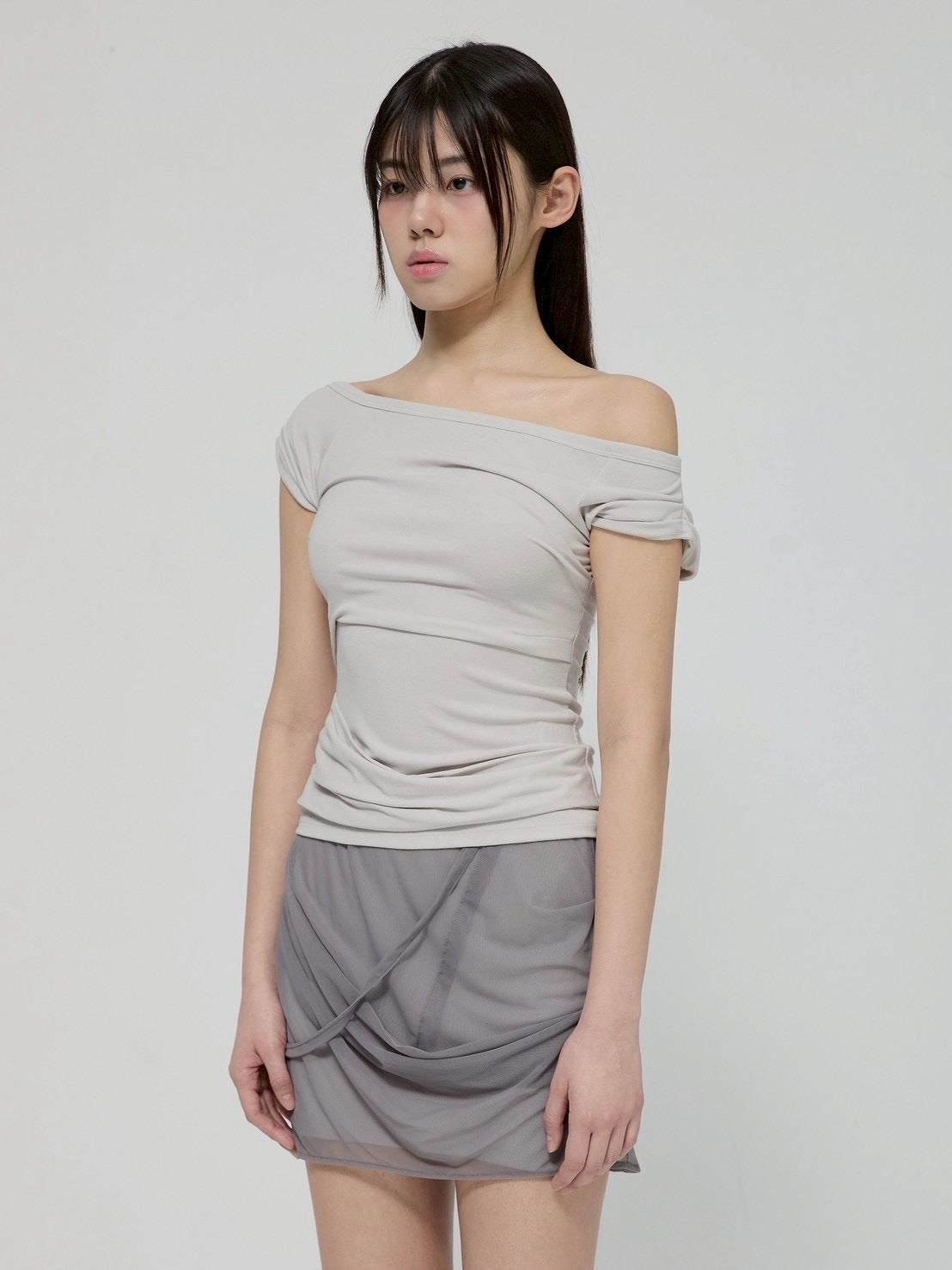 6/22 21:00発売【FLAREUP】Draped Top