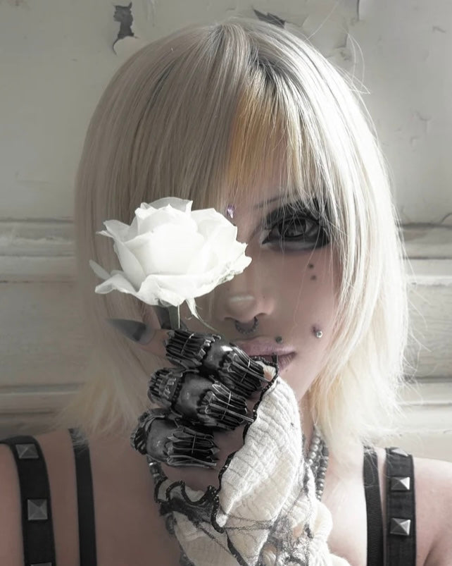 【IIIMIII】Silver Cyber-Armor Ring
