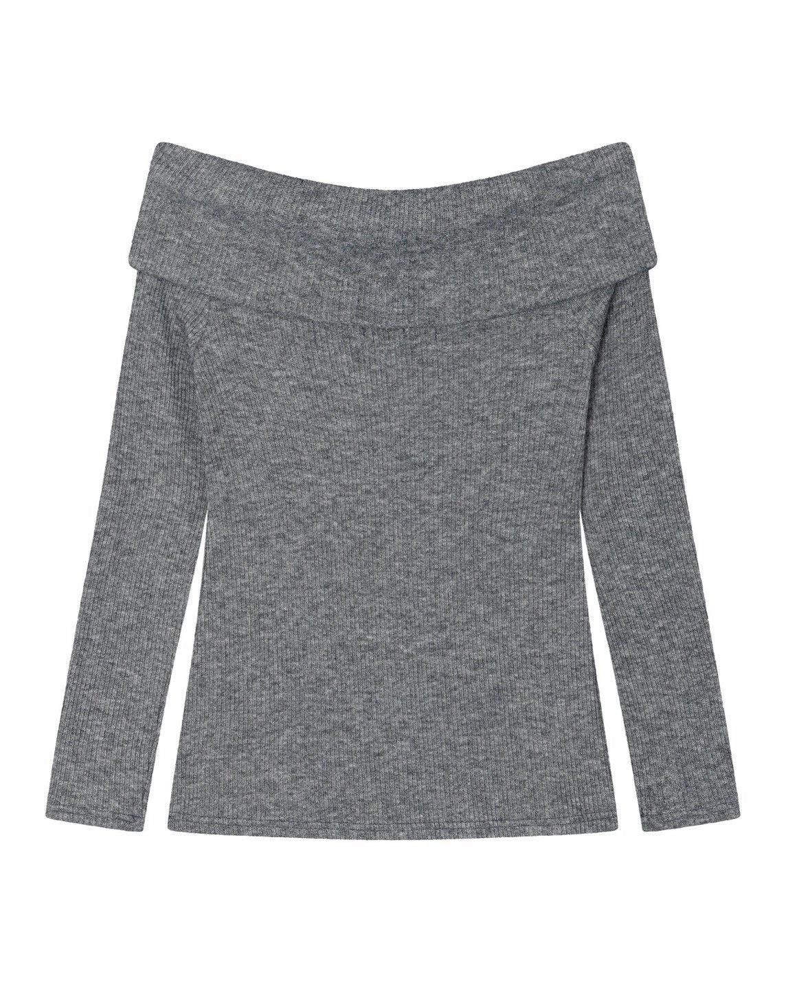 【Uglyshadow】BUTTON OFF-SHOULDER KNIT