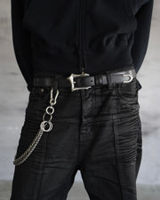 【CHIKASHITSU PLUS HIGH】Gothic leather buckle belt