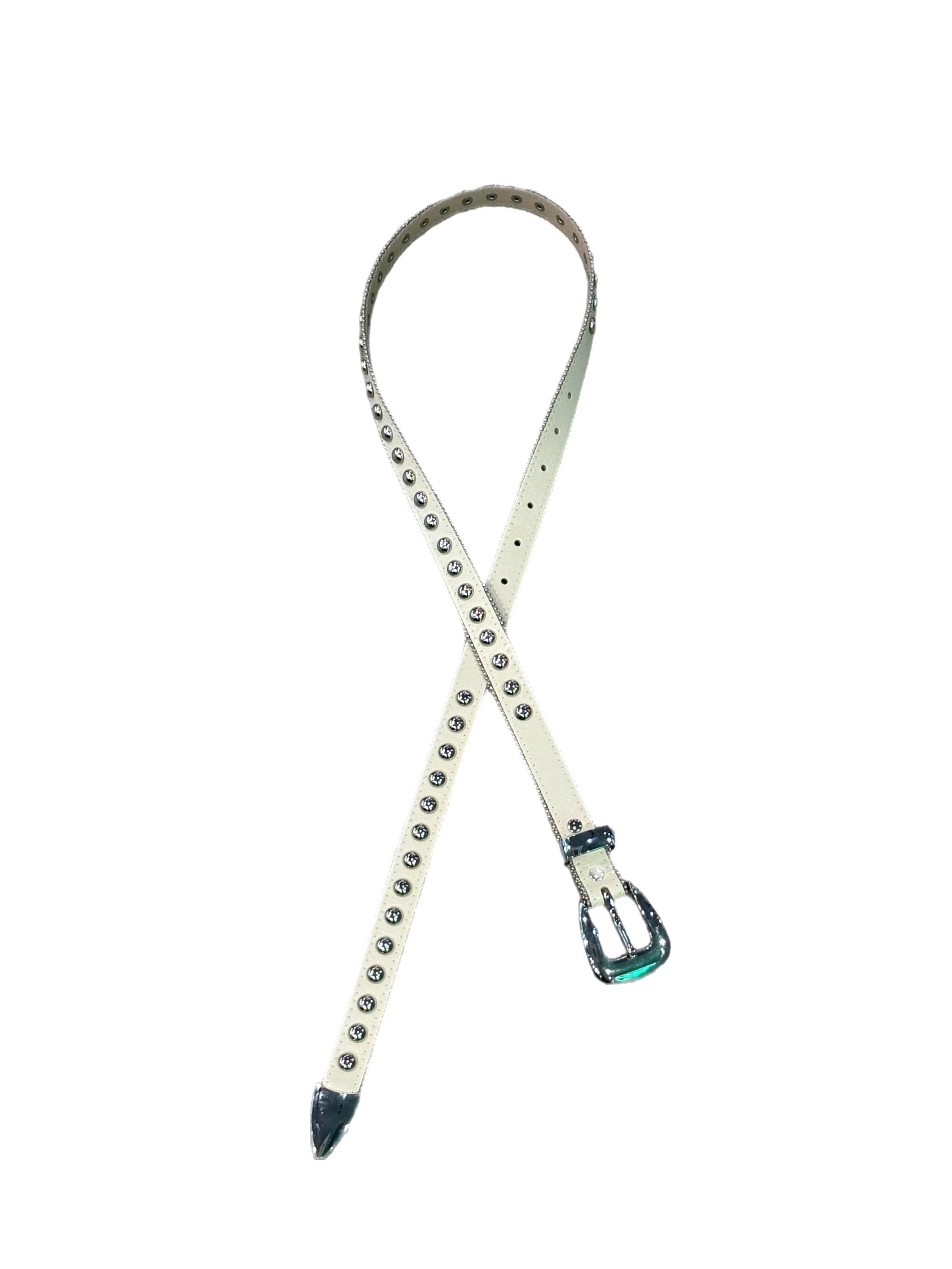 受注制【Never mind the XU】studs belt (2color)