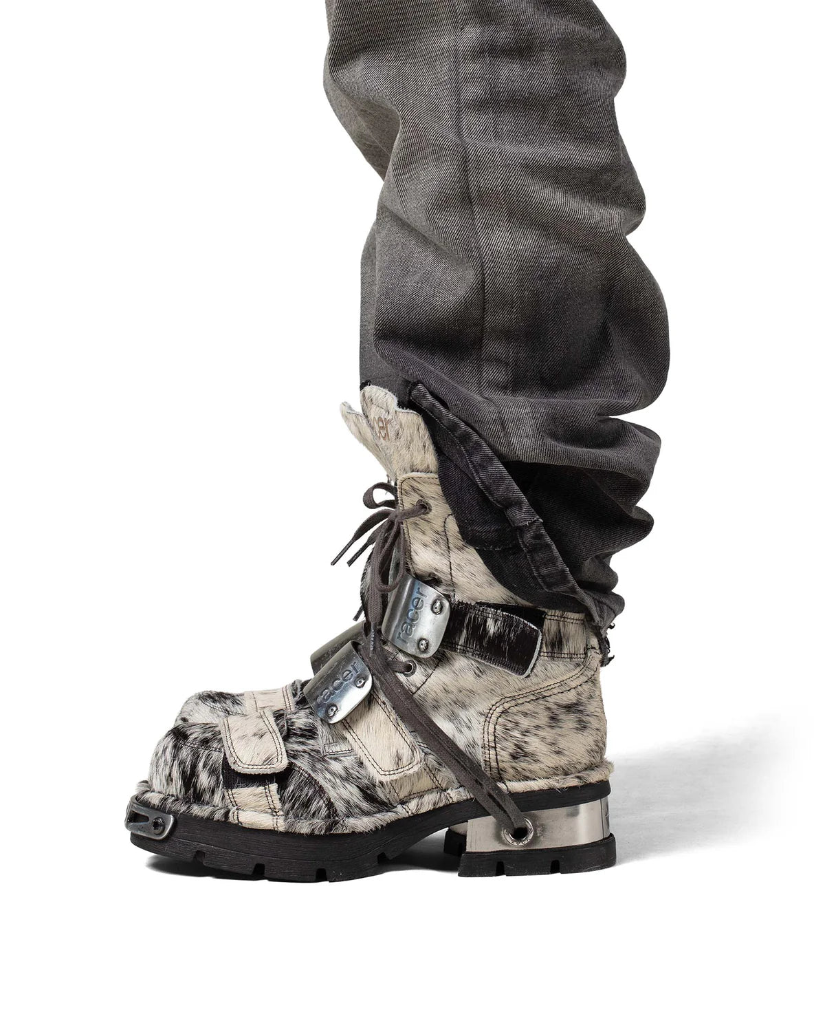 【RACER WORLDWIDE】Racer x New Rock Boot (GRAY)