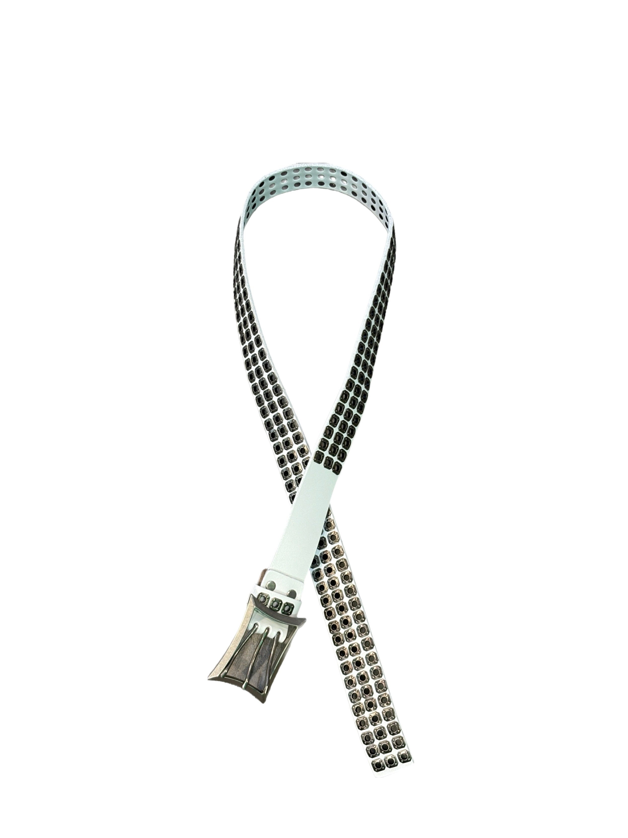 国際配送【Never mind the XU】Rivet eyelet biker belt