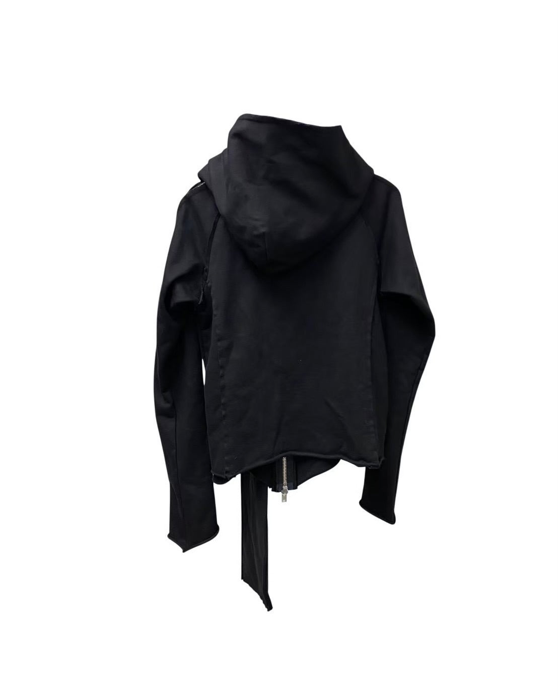 【YIKAI LABORATORY】COCOON ASYMMETRIC ZIPPER HOODIE