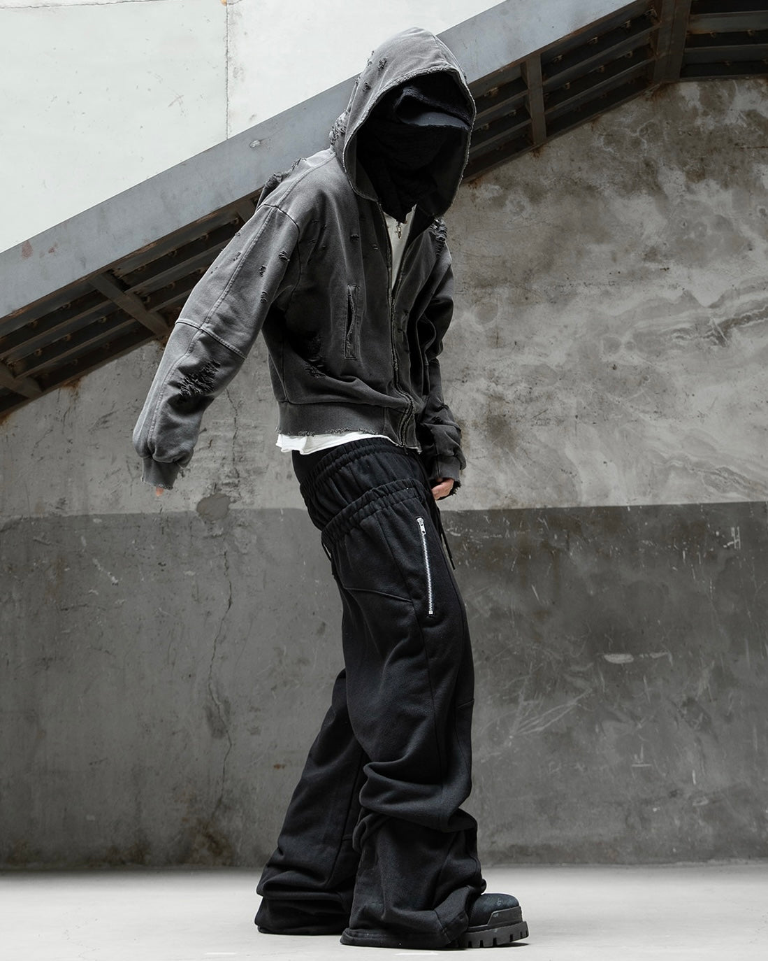 【roaringrad】Layered Waist Sweat Pants