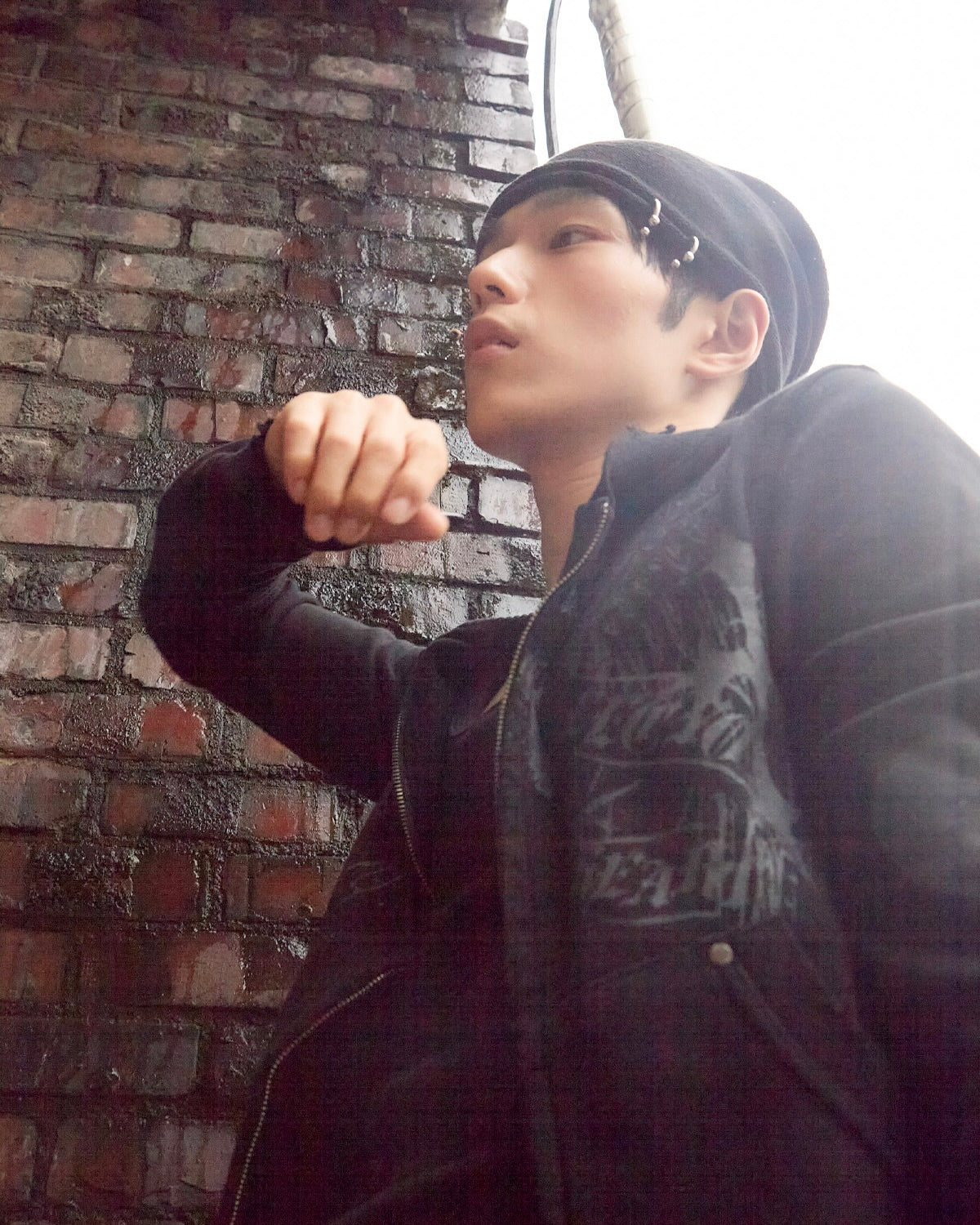 【LECYTO】Celestial Paint Hoodie Zip-Up