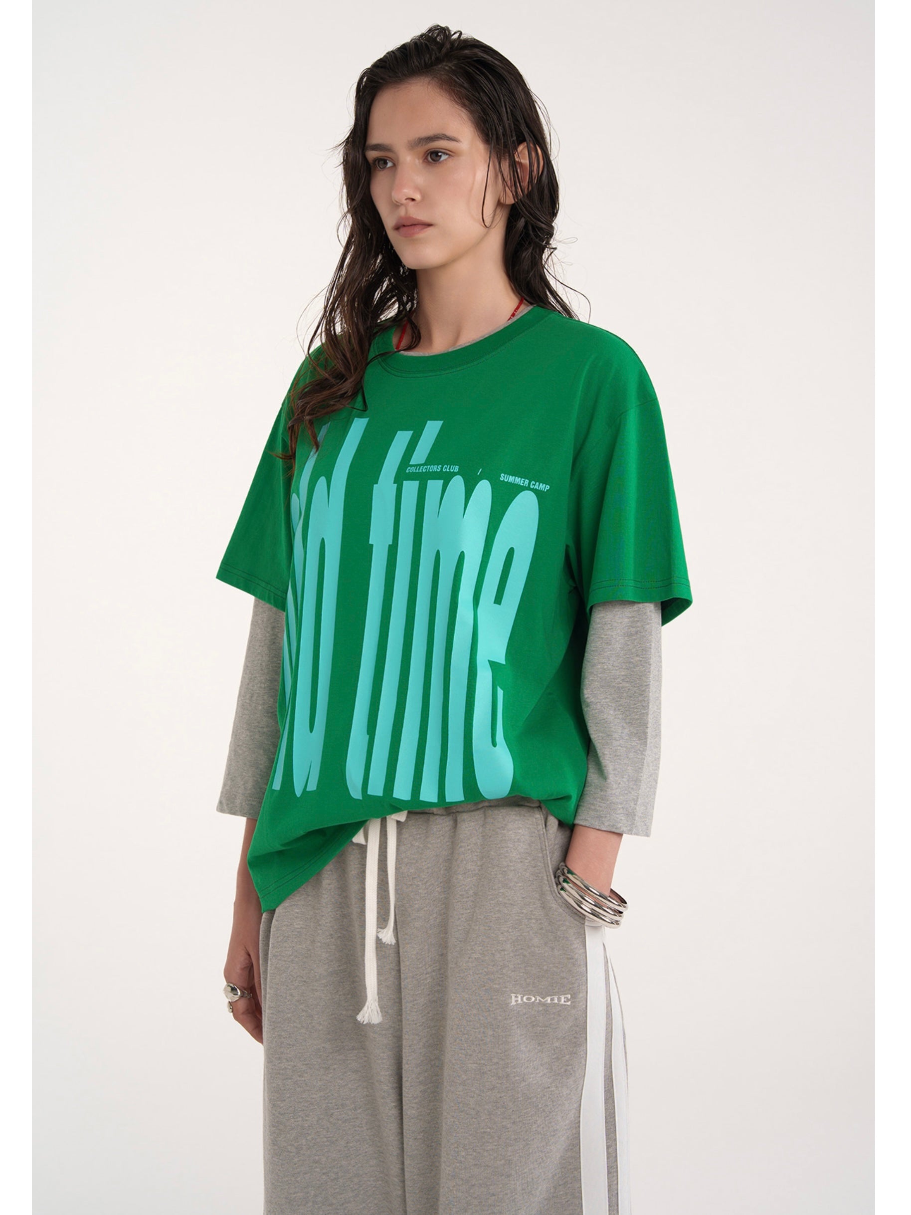 【ESC STUDIO】bold old time t-shirt
