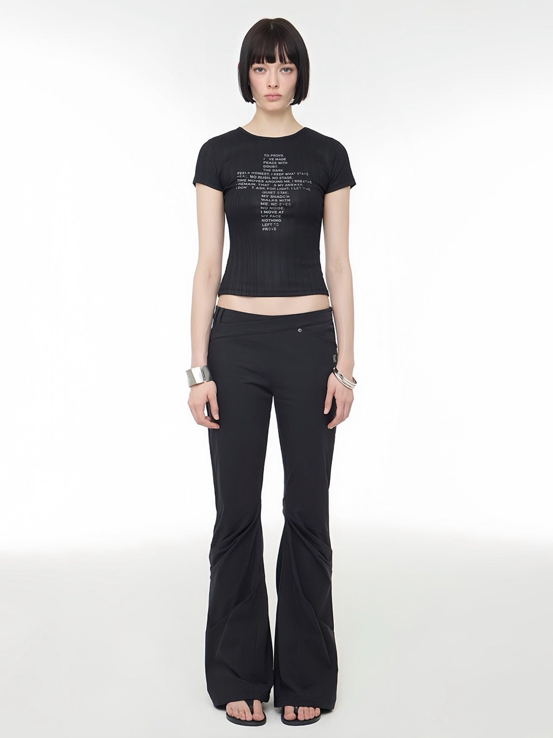 【ROCK CAKE】Cross Crop Top