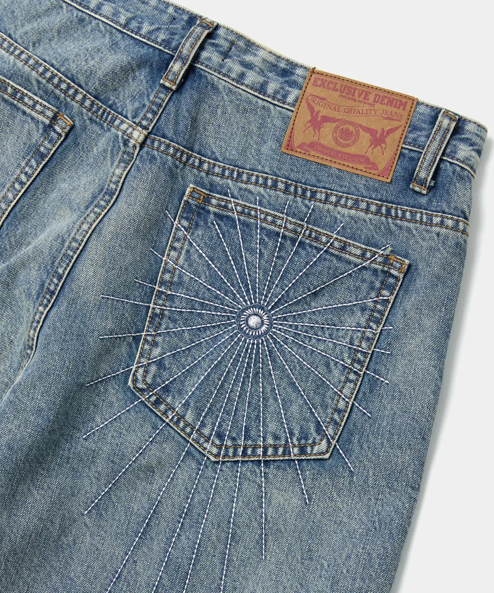 【DNSR】Spider Stitch Denim Pants