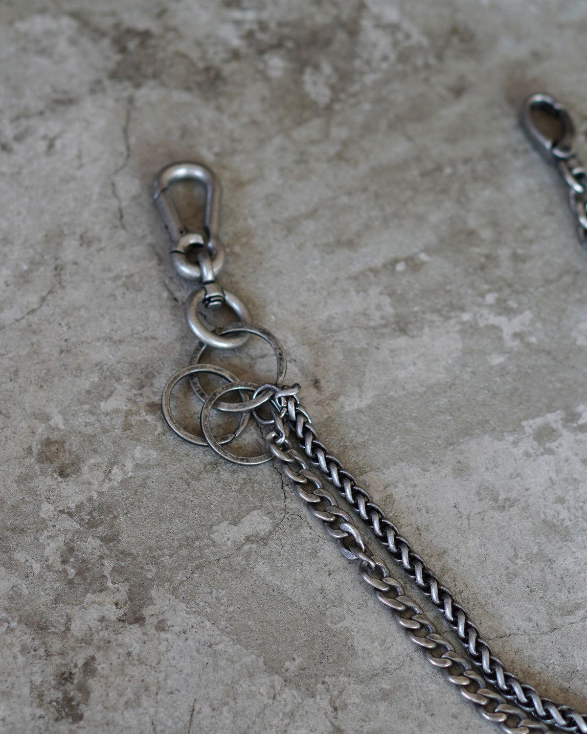 【CHIKASHITSU PLUS HIGH】Industrial link wallet chain