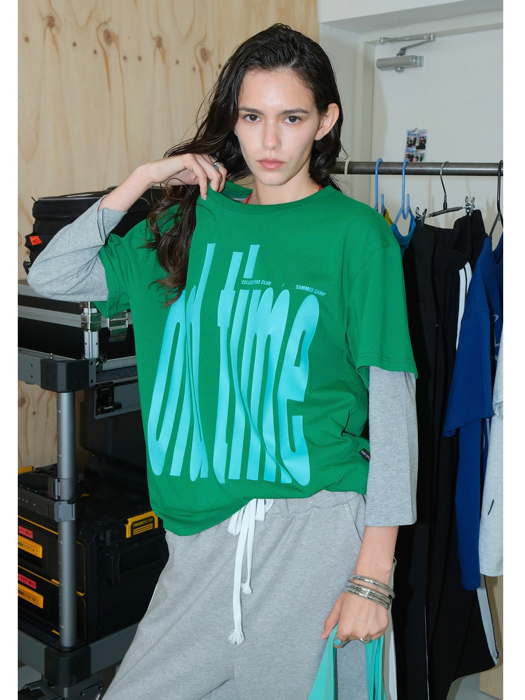 【ESC STUDIO】bold old time t-shirt