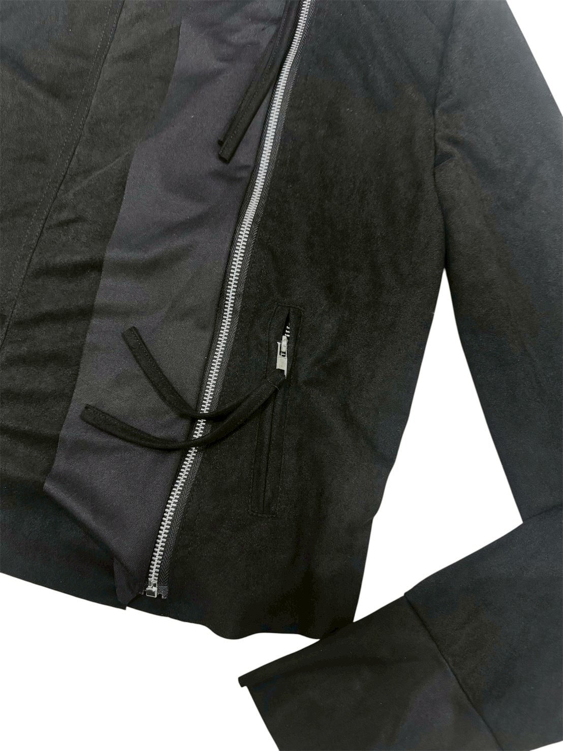 7/4 20:00発売 受注制【nmtc+】suede zip jacket