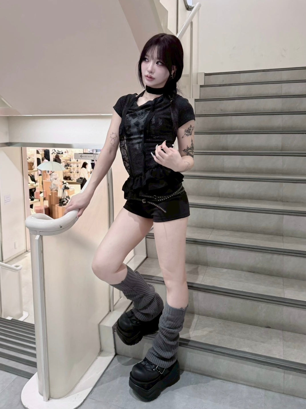 6/19 20:00発売 受注制【nmtc+】Back Script Short Pants (3color)