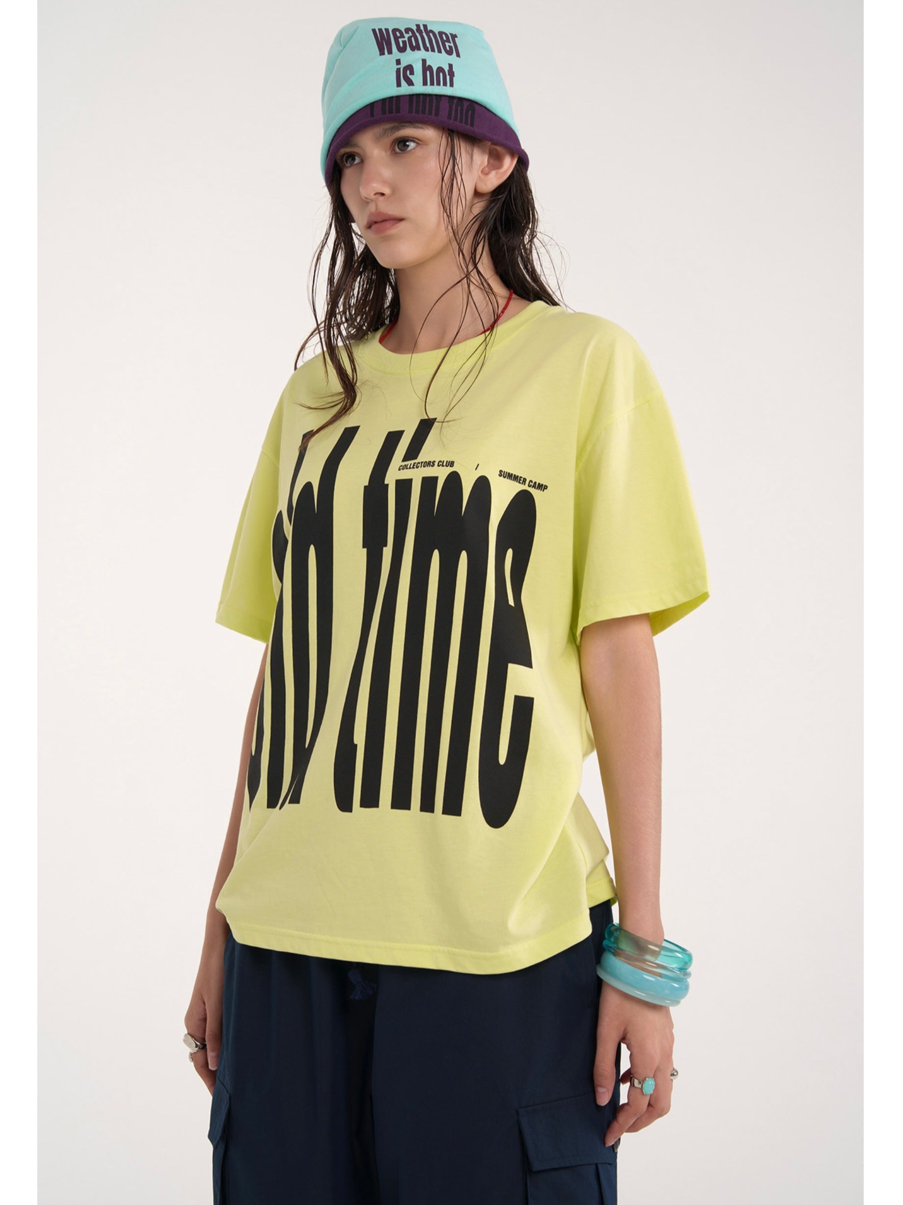 【ESC STUDIO】bold old time t-shirt