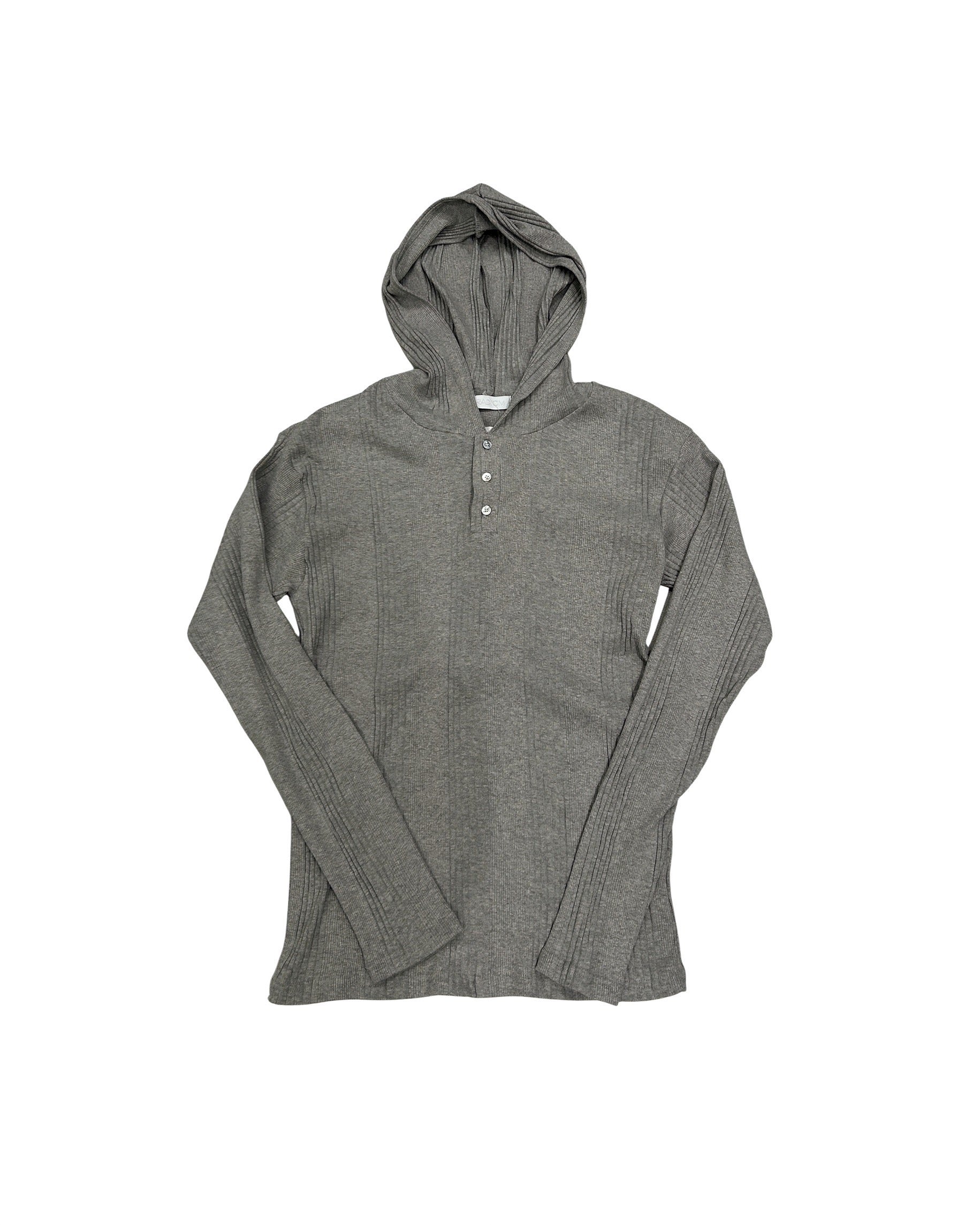 受注制【nmtc+】hooded henley neck long sleeve (3color)