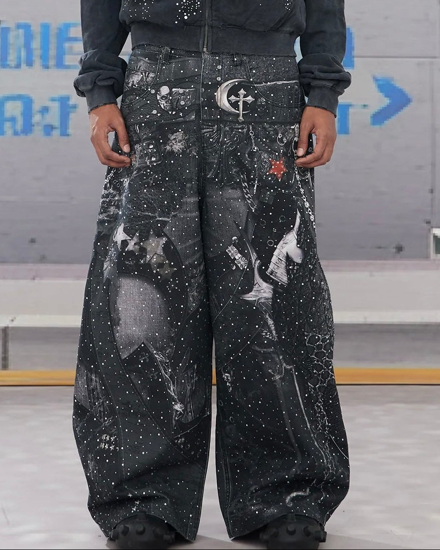 【DND4DES】Armor Full Rhinestone Pants
