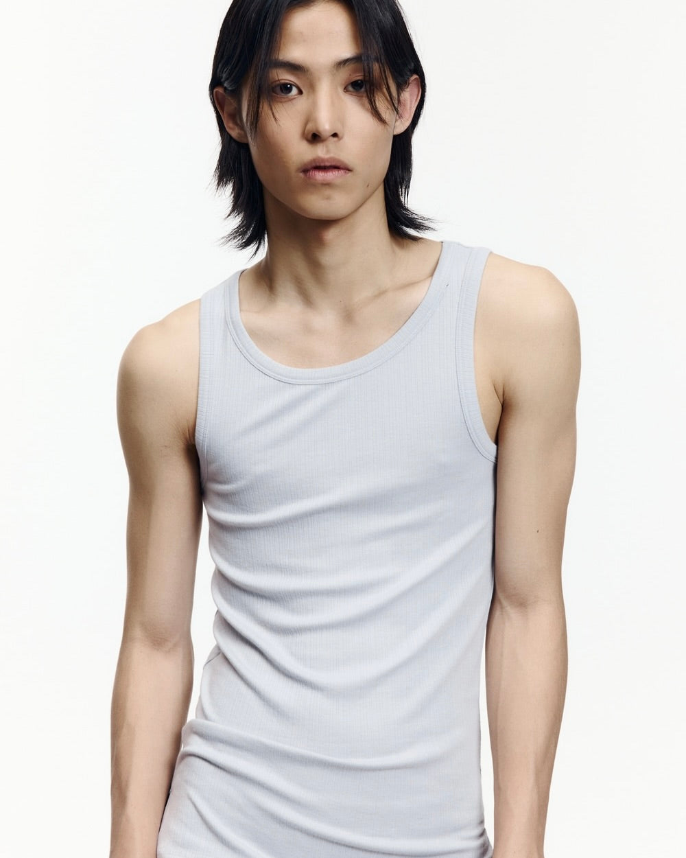 【AAKAM】2-Piece Layered Sleeveless