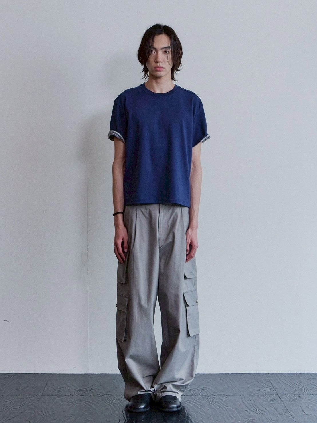 【Waviness】Stripe Layered T-shirts