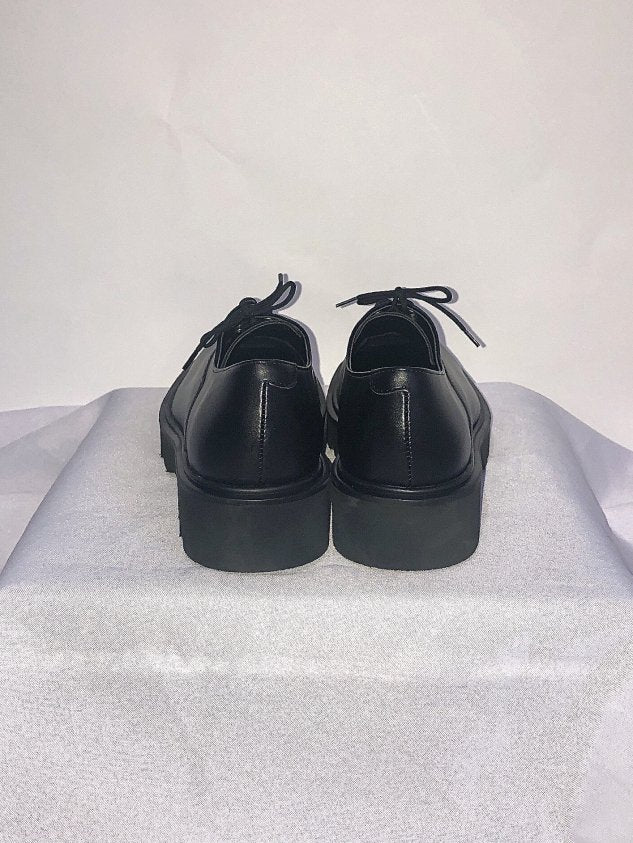 受注制【Chikashitsu +】square toe shoes