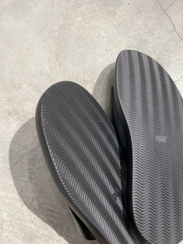 受注制【Chikashitsu +】design leather sandal (2color)