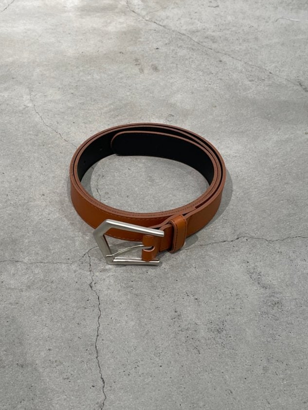 【Chikashitsu +】design buckle belt (2color)