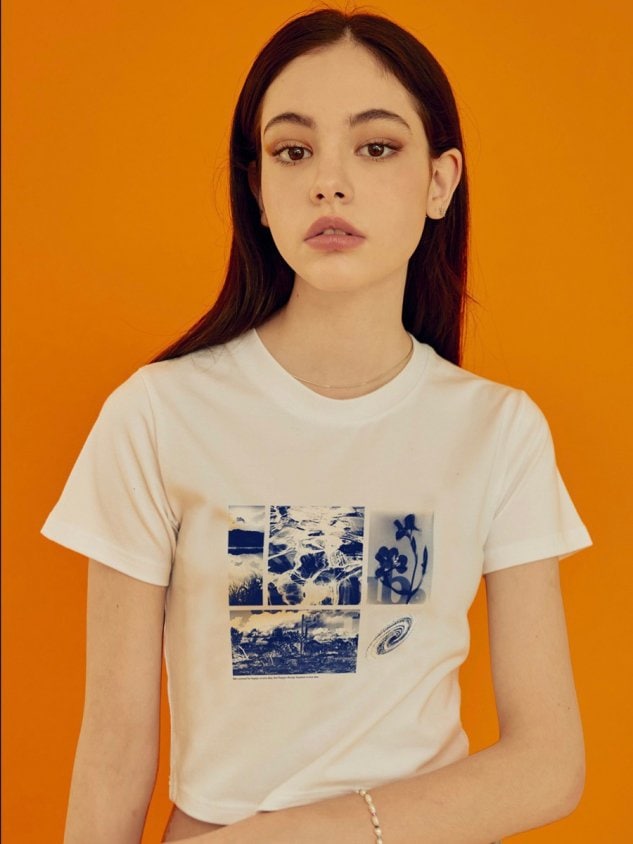 【FANCY CLUB】PETRICHOR CROP TEE