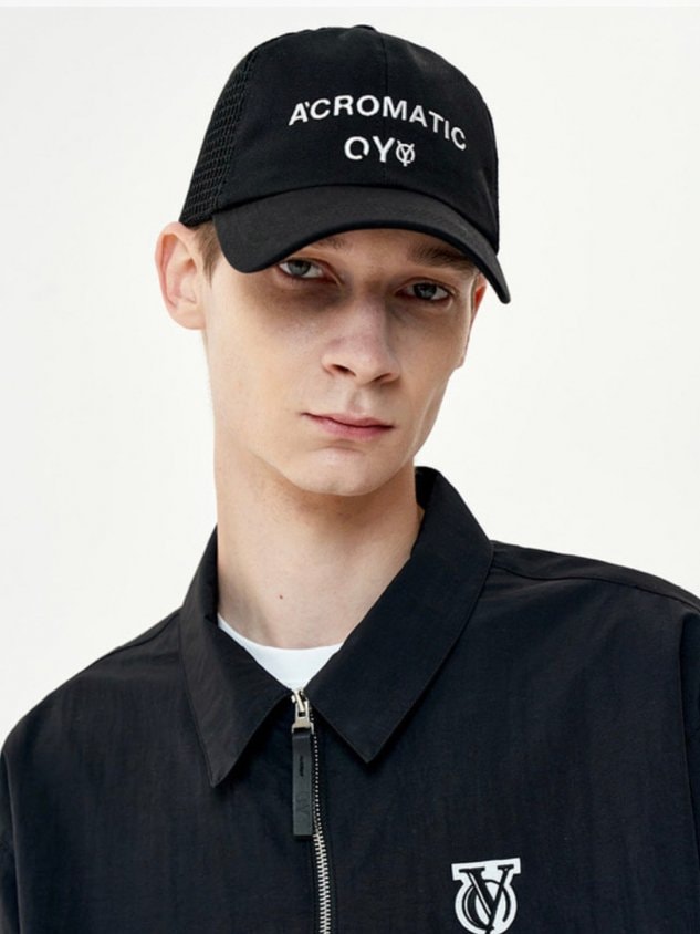 【OY】SLOGAN LOGO MESH CAP