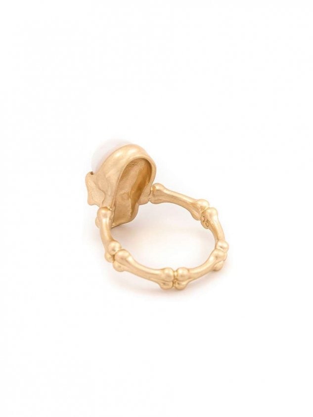 【SALUTE】Skall Pearl ring