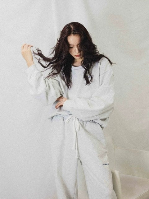 【Chikashitsu + ORIGINAL】loose logo sweat pants (3color)