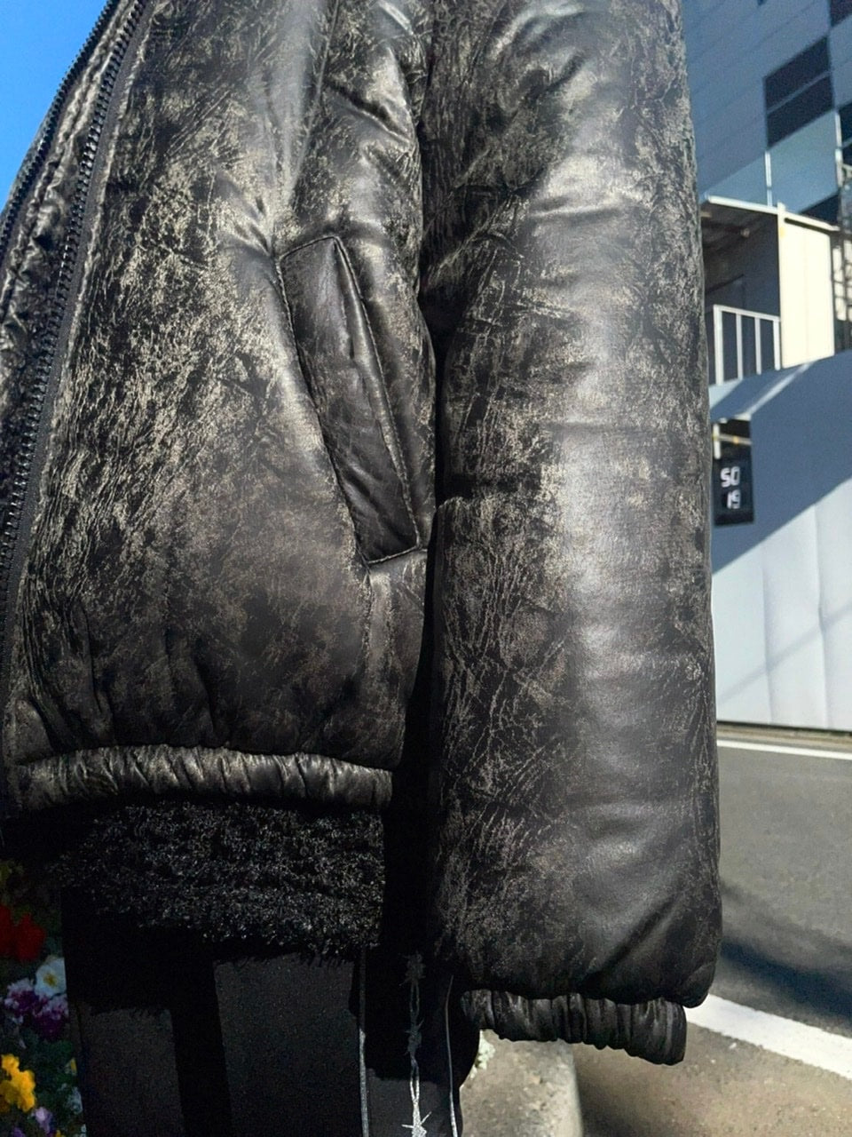 受注制【Never mind the XU】digital padding jacket (2color)