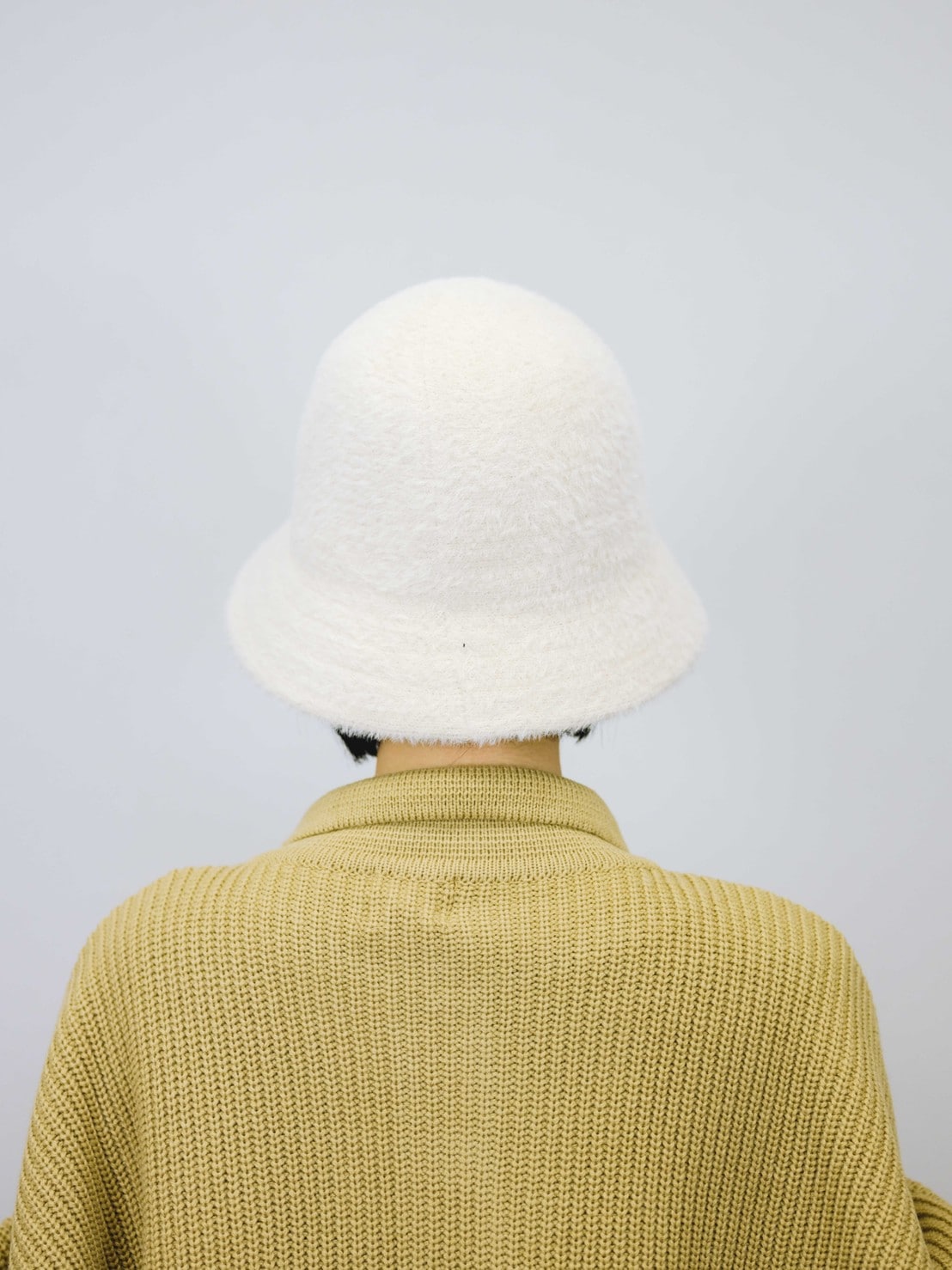 受注制【Chikashitsu +】knit bucket hat (2color)
