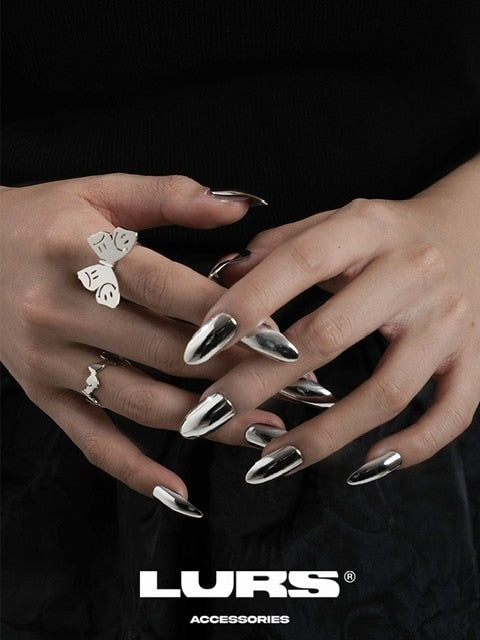 【LURS】LURS Smiley butterfly element ring