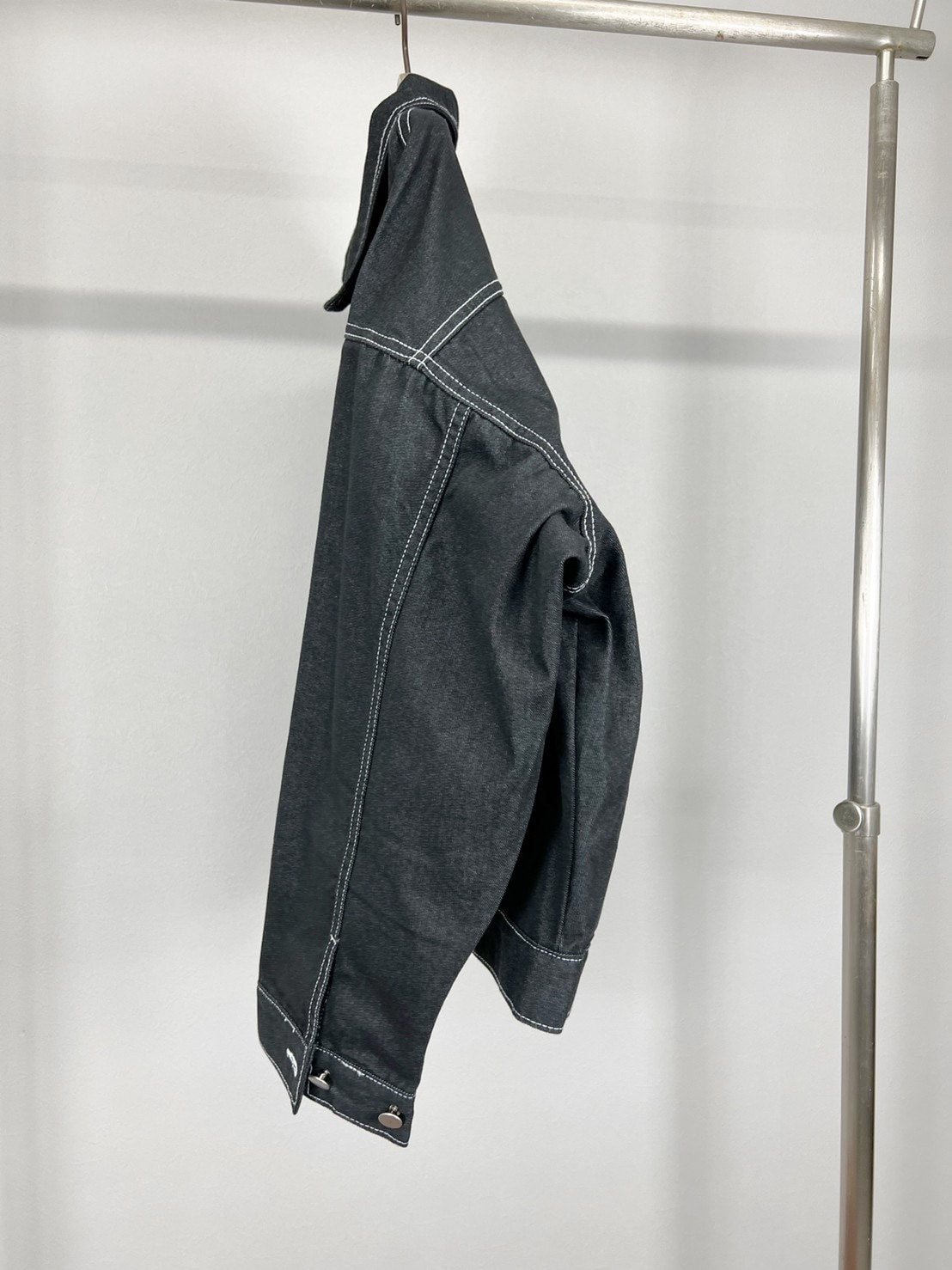 受注制【Chikashitsu +】set up stitch denim jacket