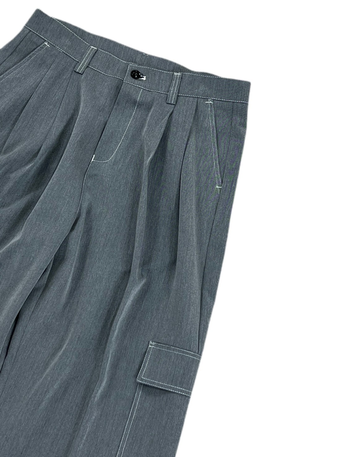 受注制【Chikashitsu +】stitch cargo slacks (3color)