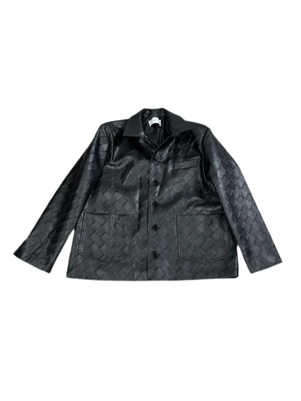 受注制【Chikashitsu +】design leather jacket 2 (2color)