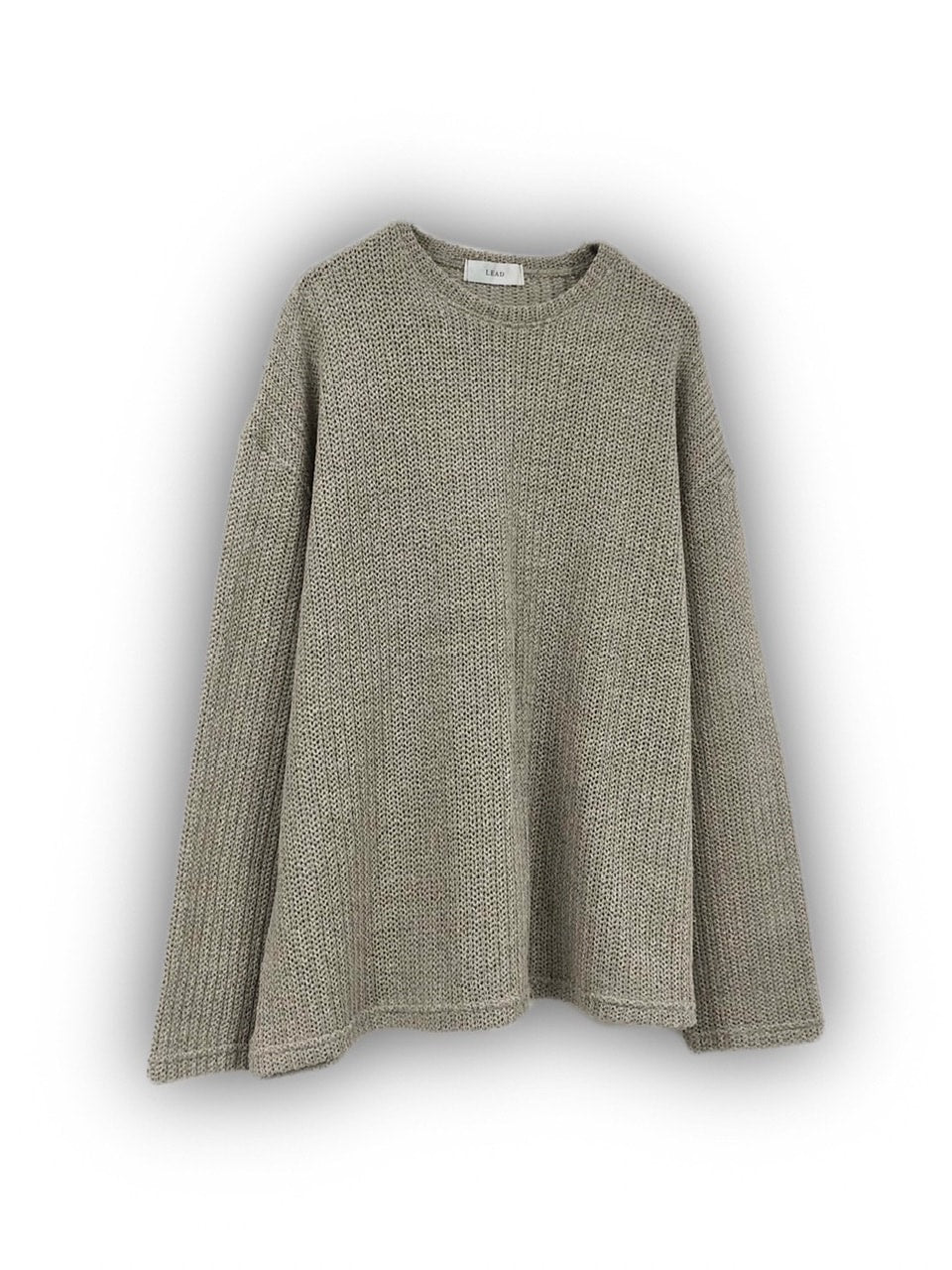 受注制【Never mind the XU】see-through knit (3color)