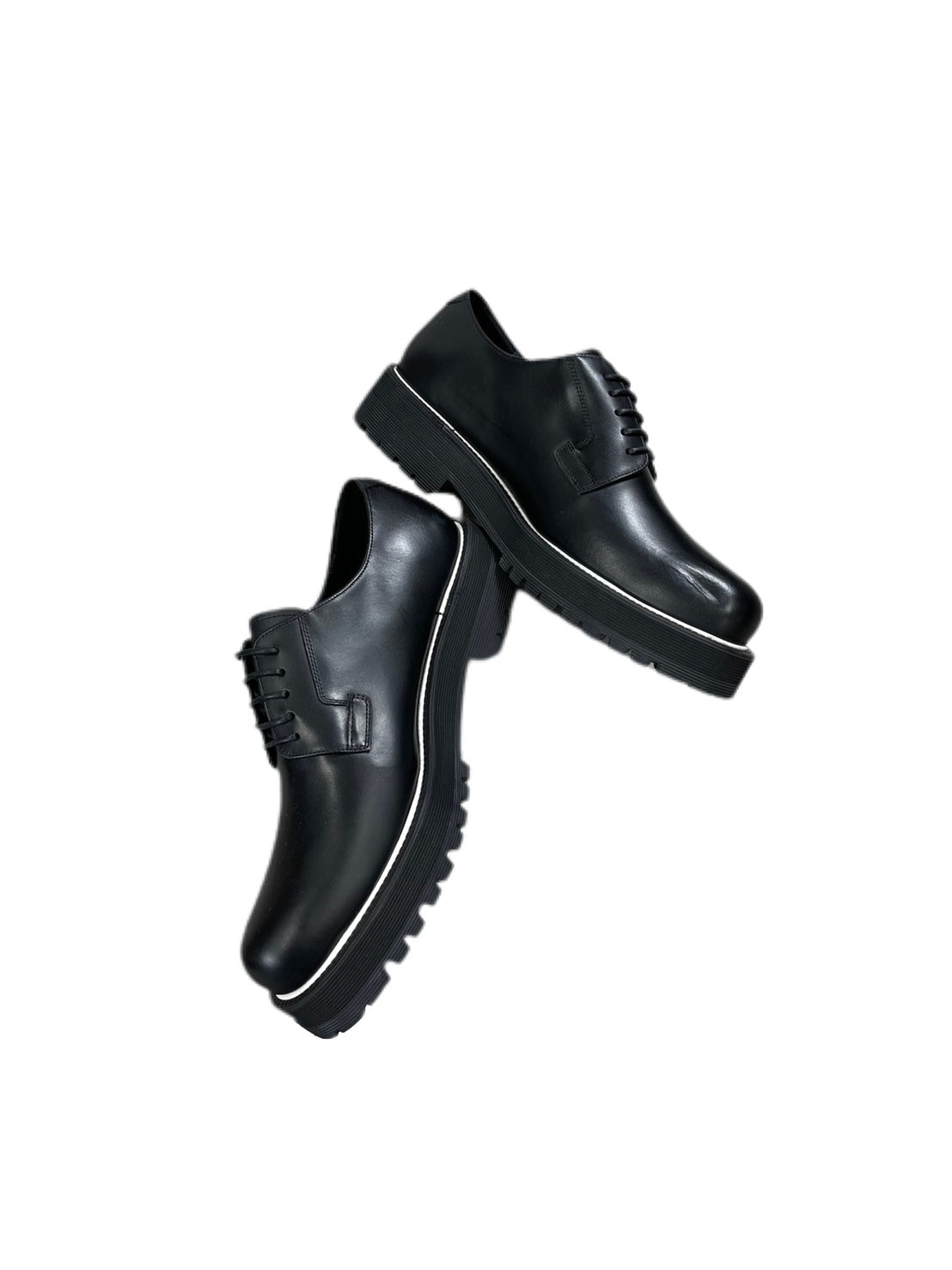 受注制【Chikashitsu +】sole line design leather shoes