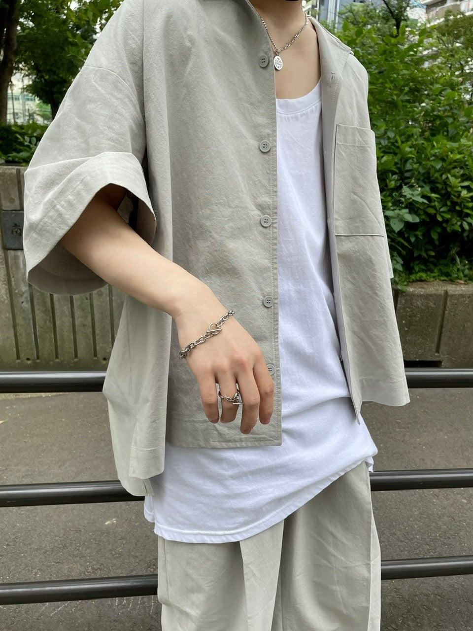 受注制【Chikashitsu +】chain bracelet 5 (2color)