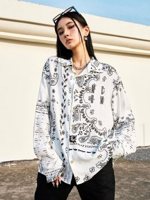 【MR. ENJOY DA MONEY】Paisley Shirt