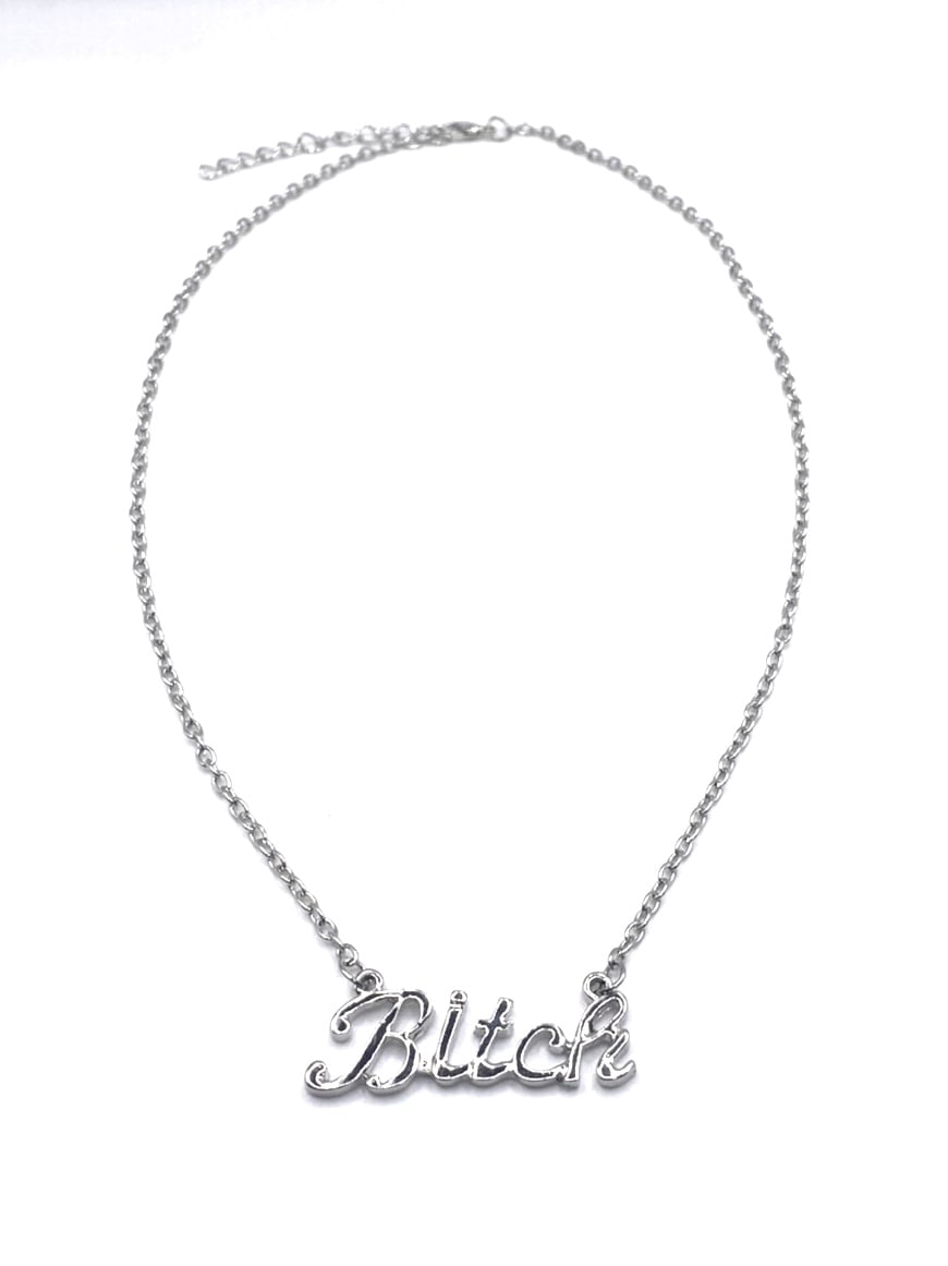 【LOVE KILLER CLUB】bitch'logo necklace (2color)