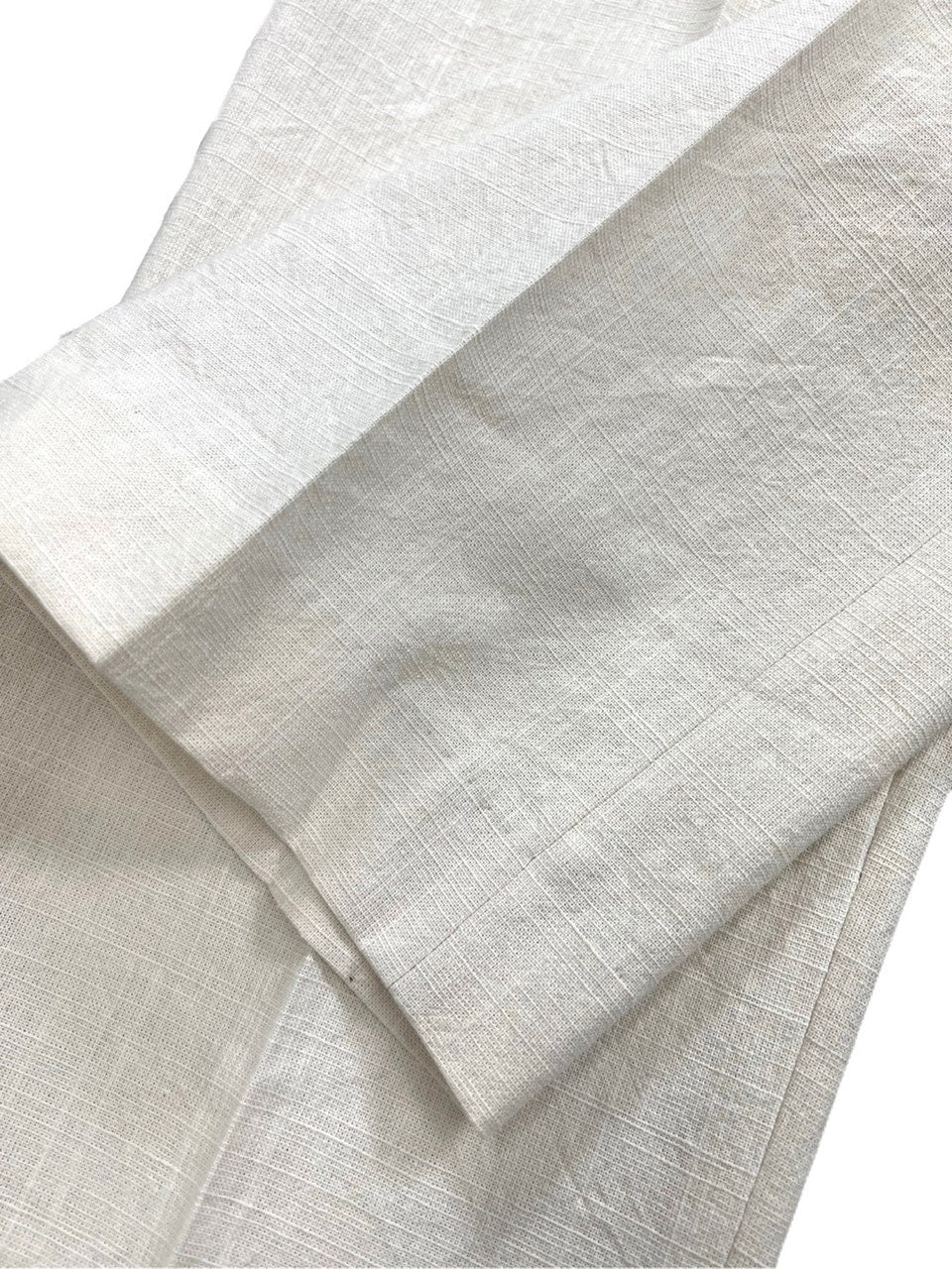 受注制【Chikashitsu +】set up linen slacks (2color)