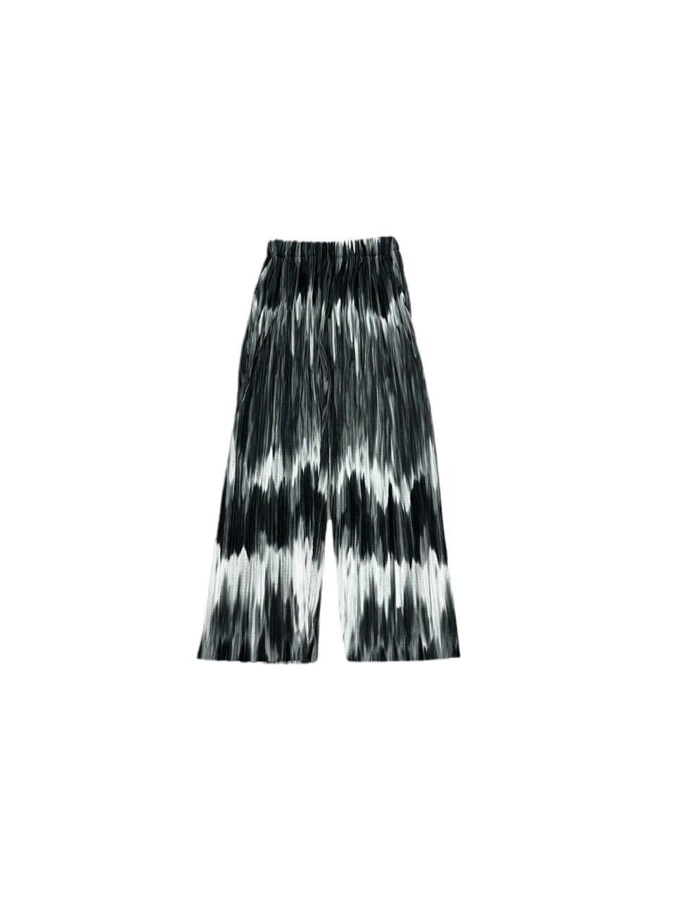 受注制【Chikashitsu +】pattern pleats pants (2color)
